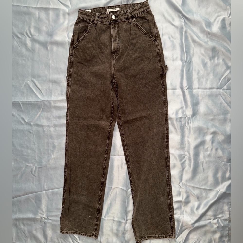 Women’s High Waisted Brown Cargo Pants